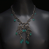 Kalyani Necklace, with Peruvian Opal - Image 4
