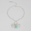 Priya Necklace, with Peruvian Opal - Image 3